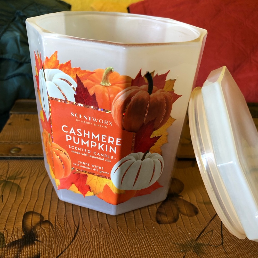 Cashmere pumpkin 3 wick candle by Scent Worx